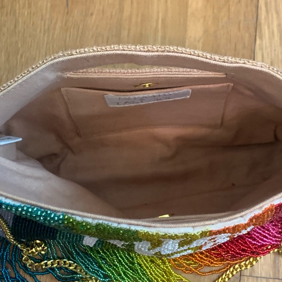 Multicolor fringe beaded bag - Content Queen - Picture 6 of 7